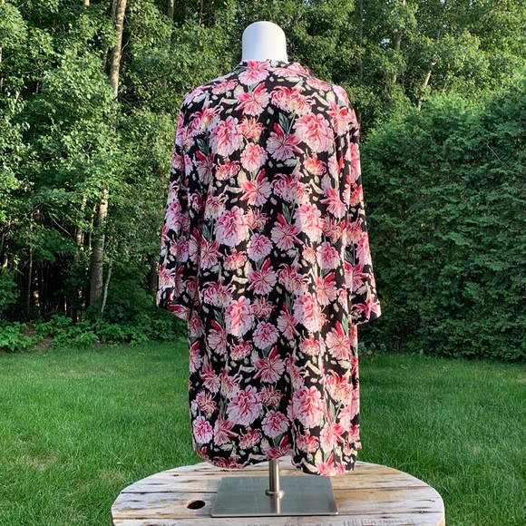 Jacqueline de Yong ⎮ Floral open kimono - Picture 3 of 7
